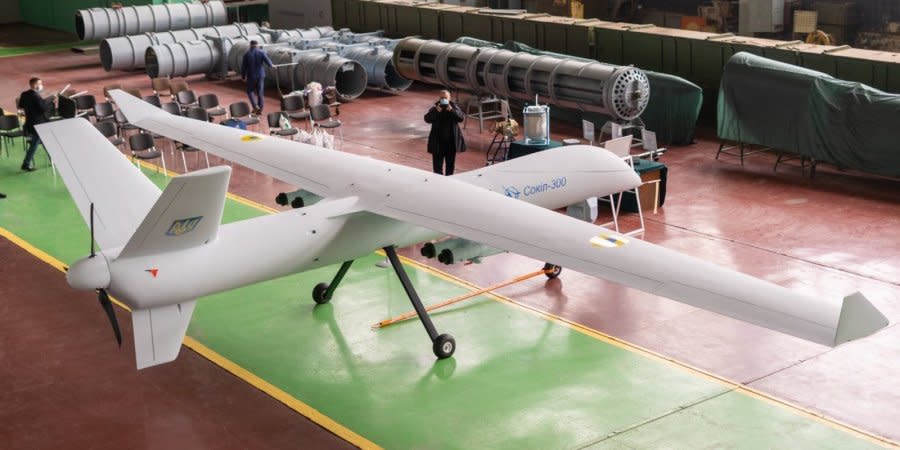 Promising Ukrainian drone Sokil-300