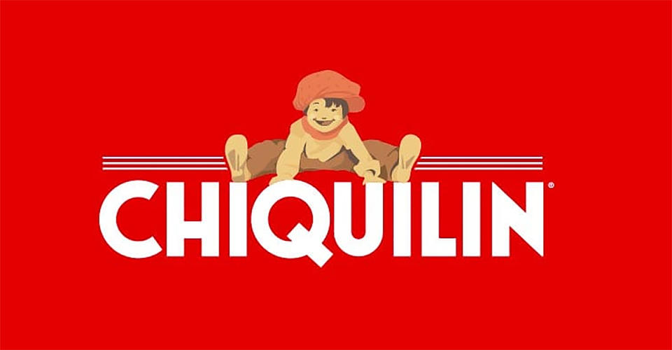 Logotipo de las galletas Chiquilín, claramente inspirado en la figura de Jackie Coogan y sus papeles como niño humilde y simpático. Fuente: Artiach