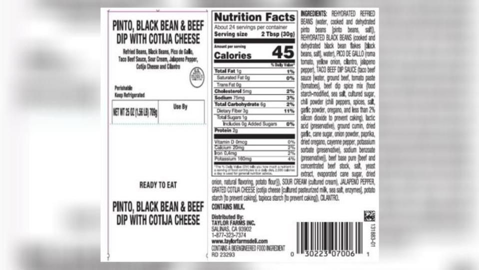 Dozens of packaged foods have been recalled amid a listeria outbreak.