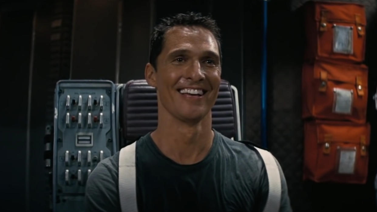  Matthew McConaughey in Interstellar. 