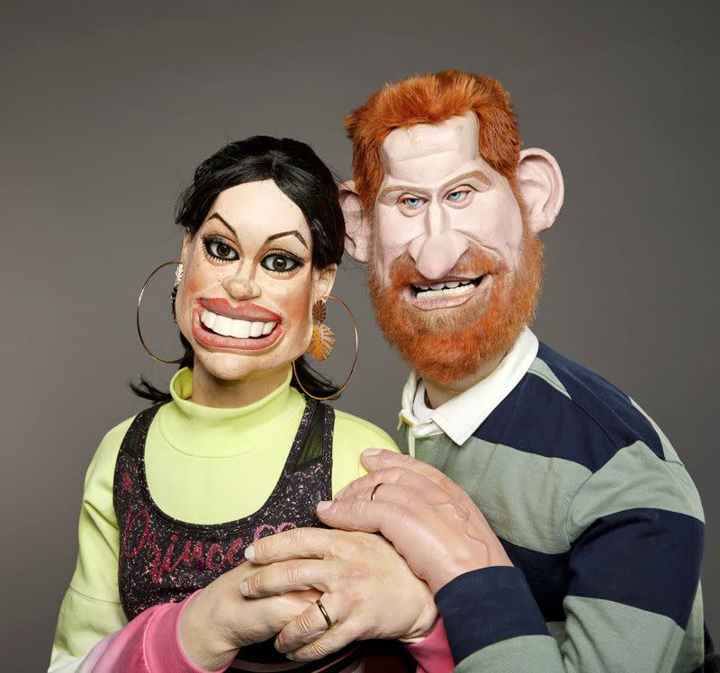 FILE PHOTO: British satirical puppet show "Spitting Image" will return to television in Autumn this year, caricaturing a new generation of public figures for the first time since it was cancelled in 1996