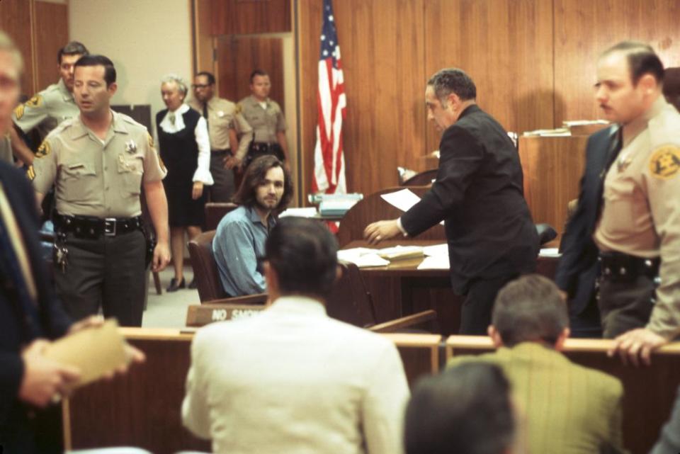 Charles Manson. Photo by Michael Ochs Archives/Getty Images