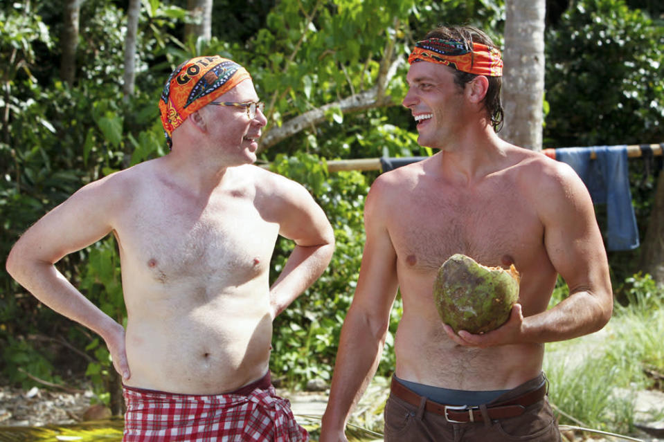 "Premiere" - Michael Snow and Reynold Toepfer during the premiere episode of "Survivor: Caramoan - Fans vs. Favorites." The Emmy Award-winning series returns for its 26th season with a special 90-minute premiere on CBS.