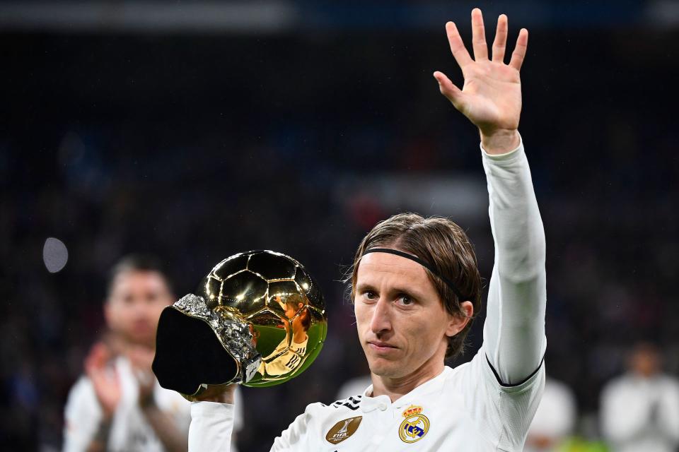 Luka Modric didn’t seem happy that Cristiano Ronaldo and Lionel Messi decided to skip the Ballon d’Or ceremony. (Goal.com)