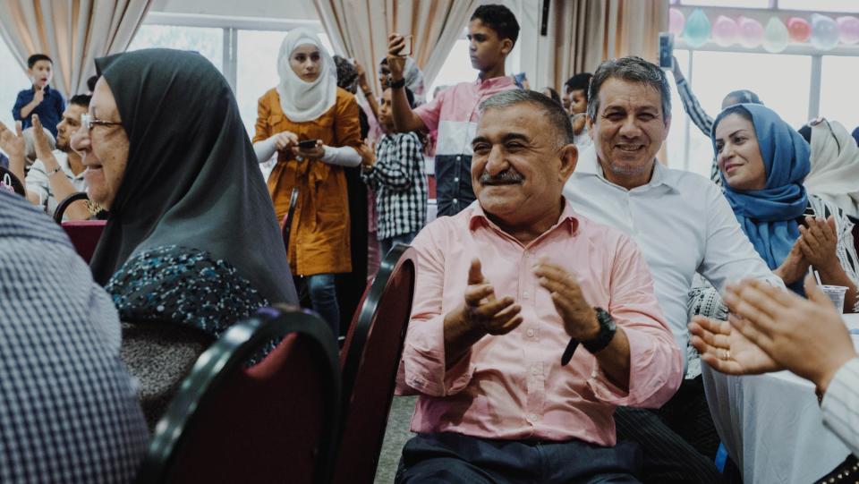 An Eid celebration for refugees in Kuala Lumpu in June 2019, co-organised by the Al-Hasan Volunteer Network. PHOTO: Al-Hasan Volunteer Network