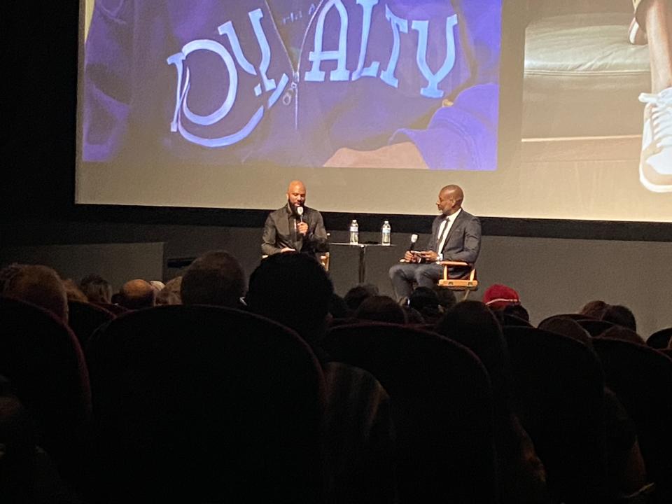 Common with NYT columnist Charles Blow - Credit: Jill Goldsmith