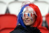 A French supporter is seen ahead of the France 2019 Women's World Cup Group A football match between France and South Korea, on June 7, 2019, at the Parc des Princes stadium, in Paris. (Photo by Lionel Bonaventure/AFP/Getty Images)