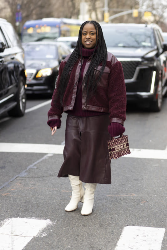 Leather Looks Trend at NYFW