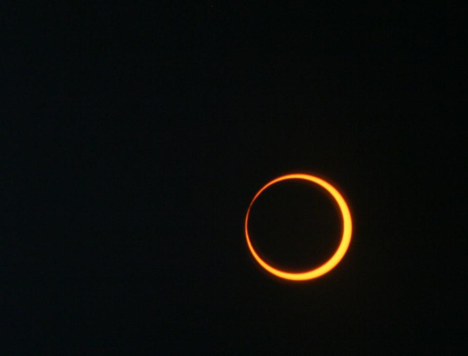 Bill Dunford at NASA took this photo of an annular eclipse on on May 20, 2012.