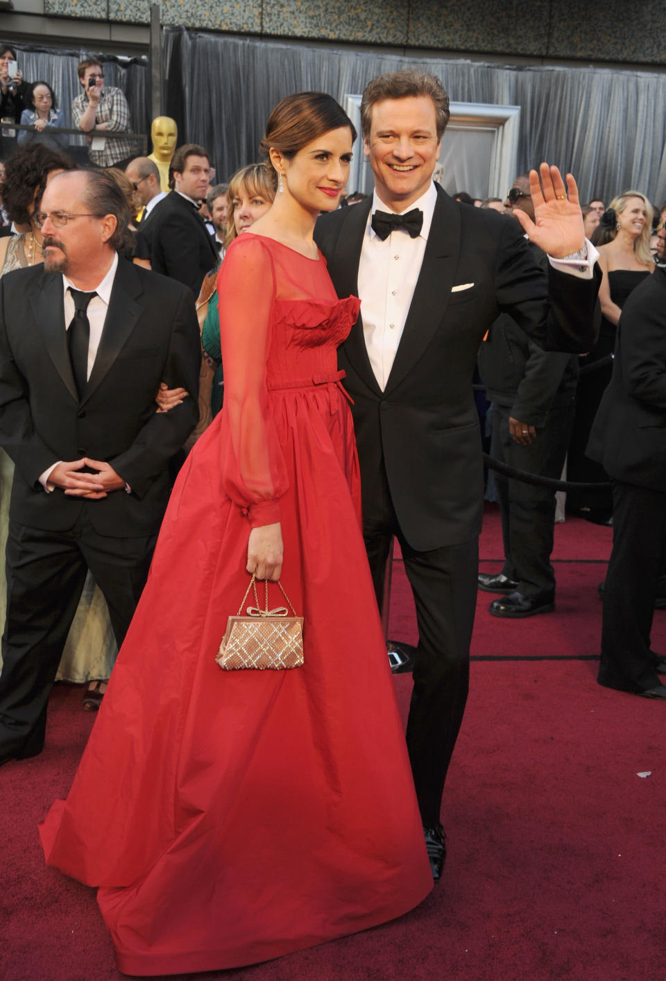 Colin Firth wickelt mit seinem Charme alle um seinen Finger. Auch seine Frau Livia Giuggioli. So süß, wie die beiden sich auf dem Roten Teppich anhimmeln.