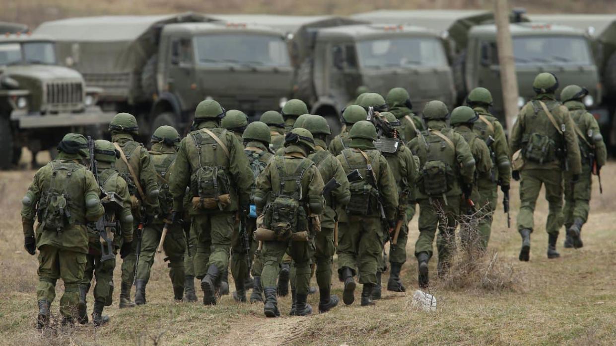 Russian troops. Photo: Getty Images