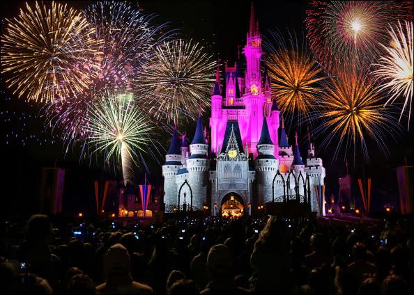 <p><strong>Orlando, Florida</strong></p><p>Spend your Fourth of July at <a href="https://www.themeparkhipster.com/orlando-4th-of-july-fireworks-events-parade" rel="nofollow noopener" target="_blank" data-ylk="slk:Walt Disney's Magic Kingdom;elm:context_link;itc:0;sec:content-canvas" class="link ">Walt Disney's Magic Kingdom</a> watching fireworks illuminate the Cinderella Castle. This famous place is one of the most attended attractions in the world.</p>