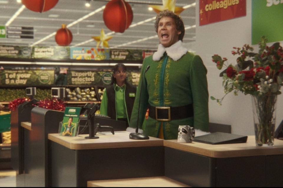 The star, 55, admitted he thought the Christmas ad was ‘well done’ (Asda)