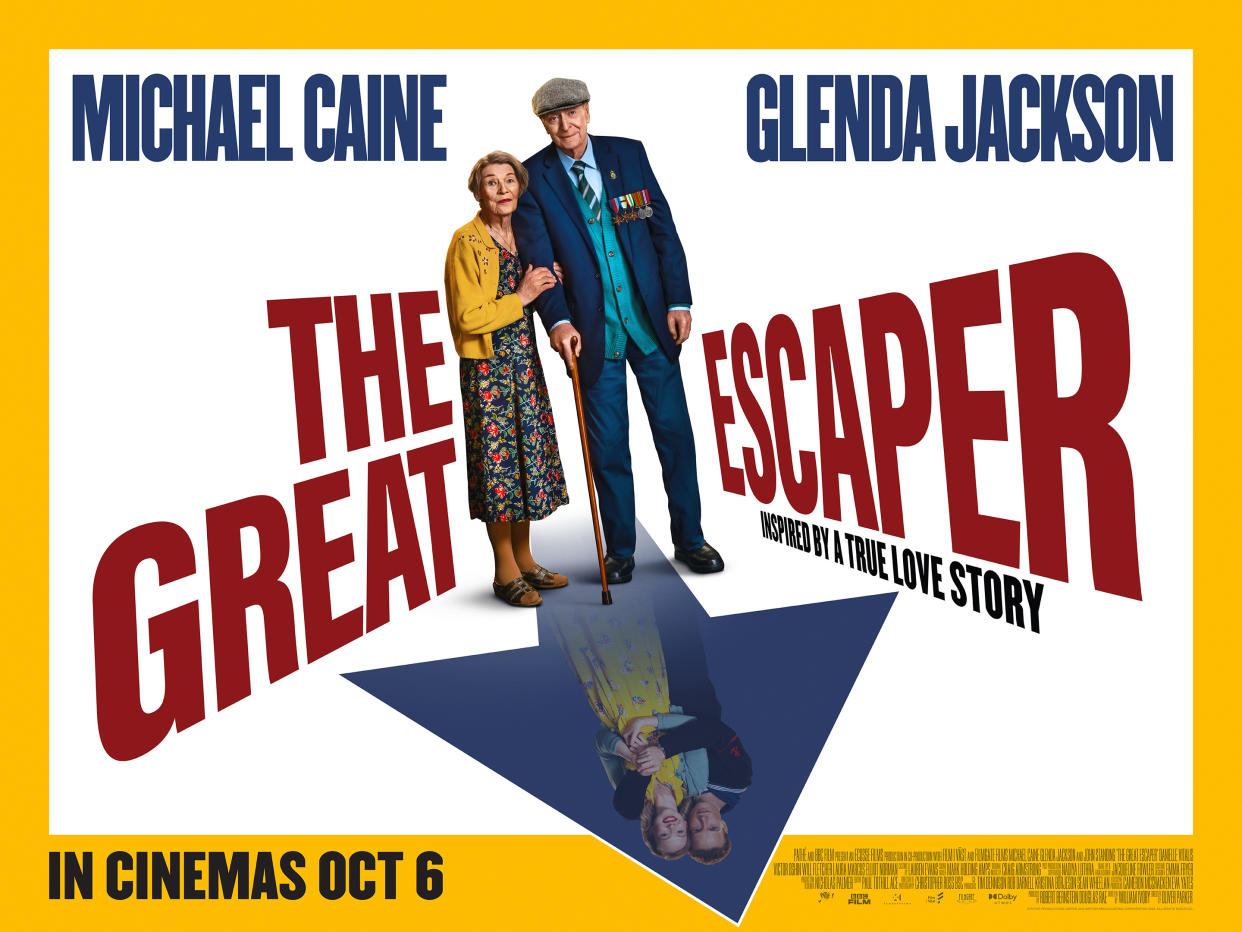  The Great Escaper stars Michael Caine and the late great Glenda Jackson. 