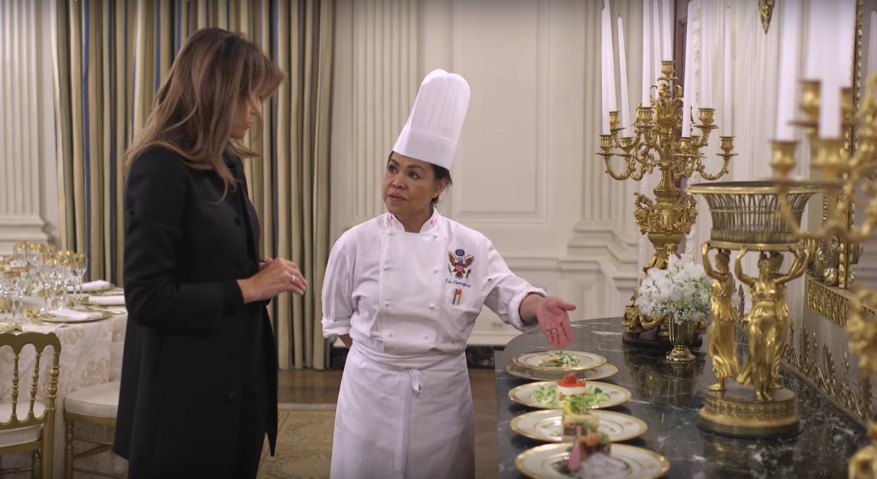melania trump french state dinner food white house chef