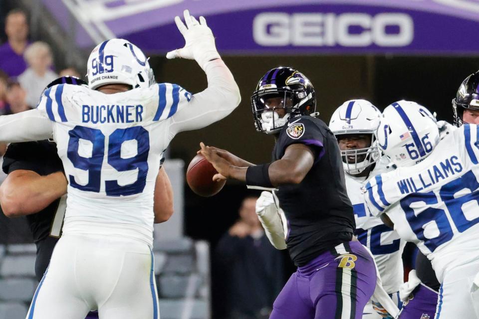 Lamar Jackson will face the Indianapolis Colts in a Week 3 matchup.