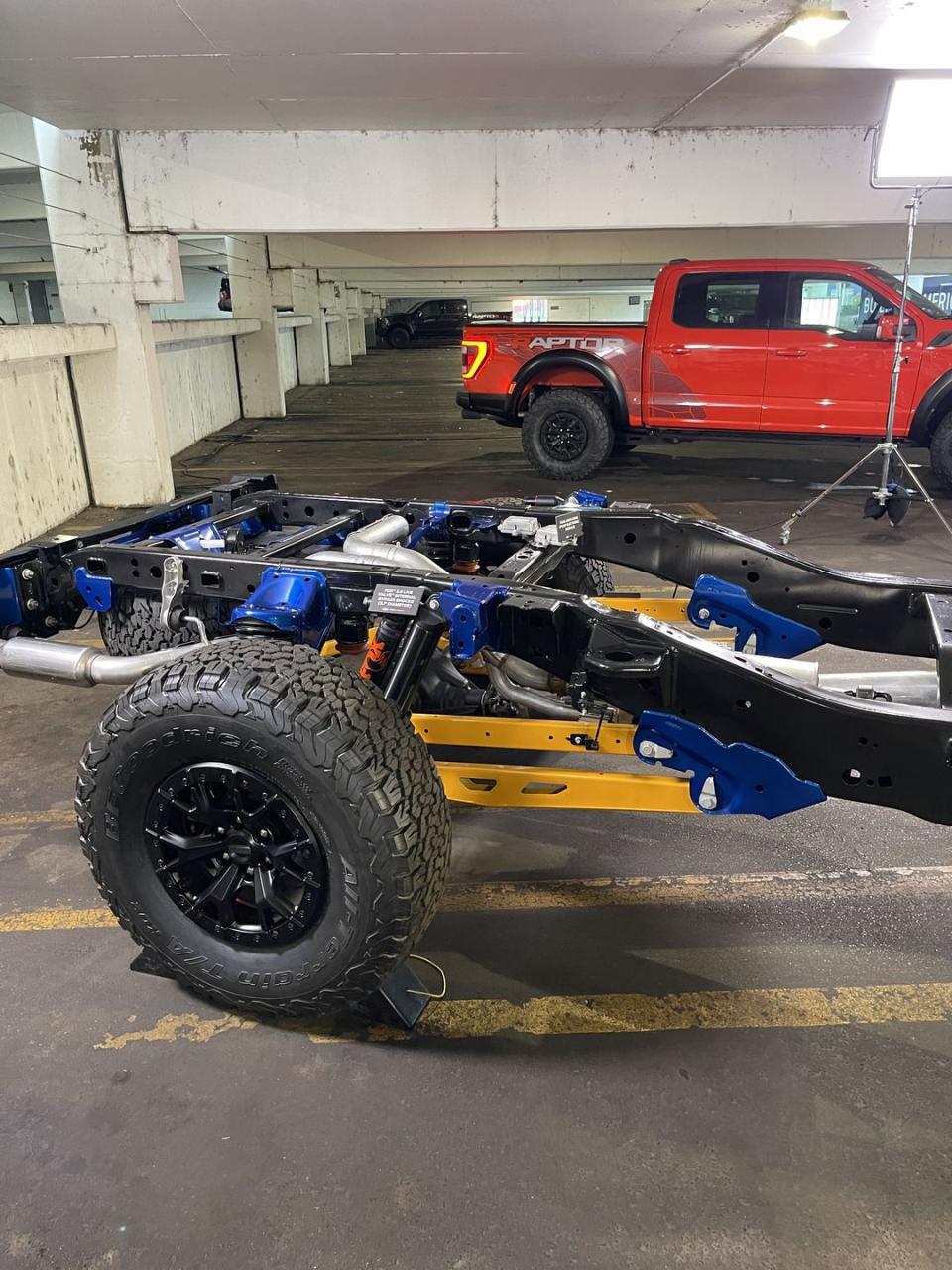 ford raptor r rear chassis with no body