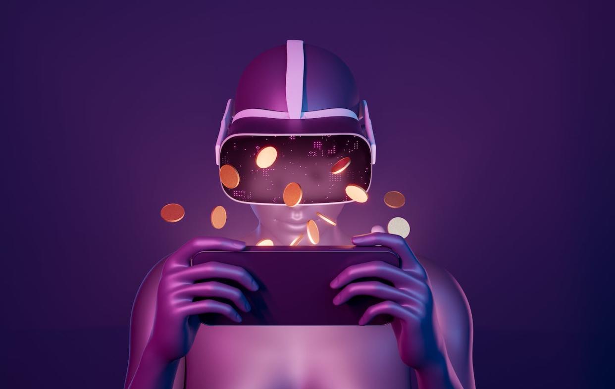 shutterstock <a href="https://www.shutterstock.com/es/image-illustration/closeup-3d-girl-playing-mobile-phone-2098780765" rel="nofollow noopener" target="_blank" data-ylk="slk:A. Solano/Shutterstock;elm:context_link;itc:0;sec:content-canvas" class="link ">A. Solano/Shutterstock</a>