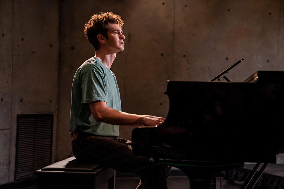 Andrew Garfield como Jonathan Larson en 'Tick, tick...BOOM!. Cr. Courtesy Of Netflix