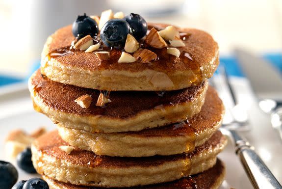 Blueberry Protein Pancakes