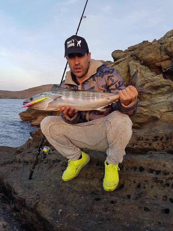 Castillo presume una de sus capturas. Foto: Facebook Nery’s Fishing