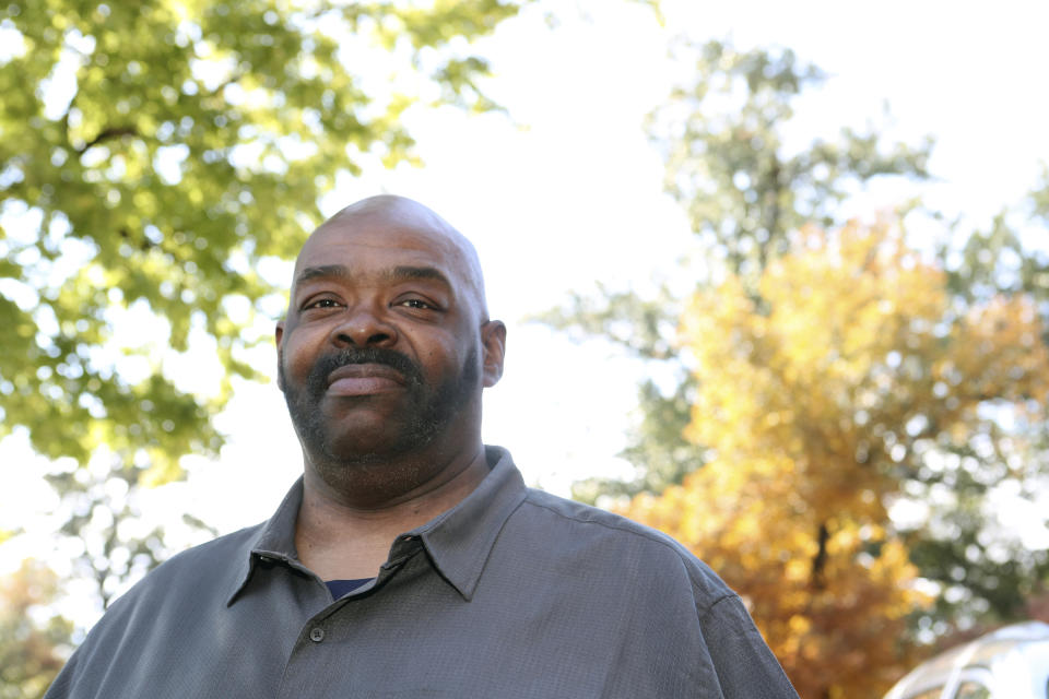 Bishop Charles Lampkin, a pastor in Memphis has started offering tutoring at his church after school to help children who have pandemic learning loss, Friday, Oct. 28, 2022, in Memphis, Tenn. (AP Photo/Karen Pulfer Focht)