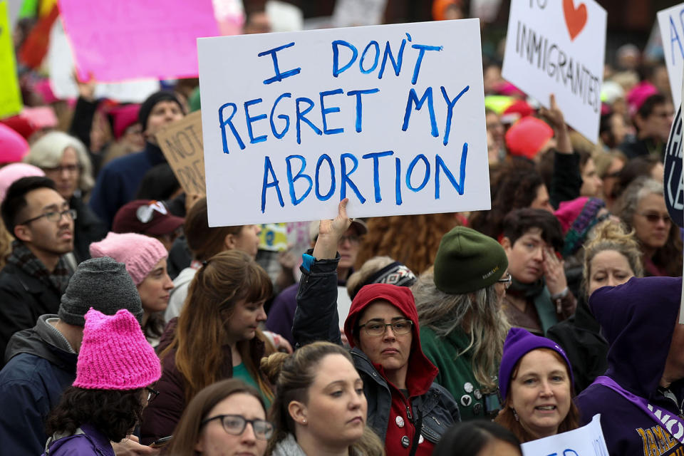 <p>Protesters flood Independence Avenue during the Women’s March on Washington January 21, 2017 in Washington, DC. (Drew Angerer/Getty Images) </p>