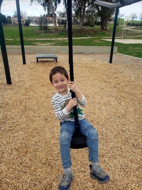 PHOTO: This undated photo provided by the Doan family shows Kyle Doan. The 5-year-old was swept away by floodwaters near San Miguel, California, on Jan. 9, 2023. (AP)