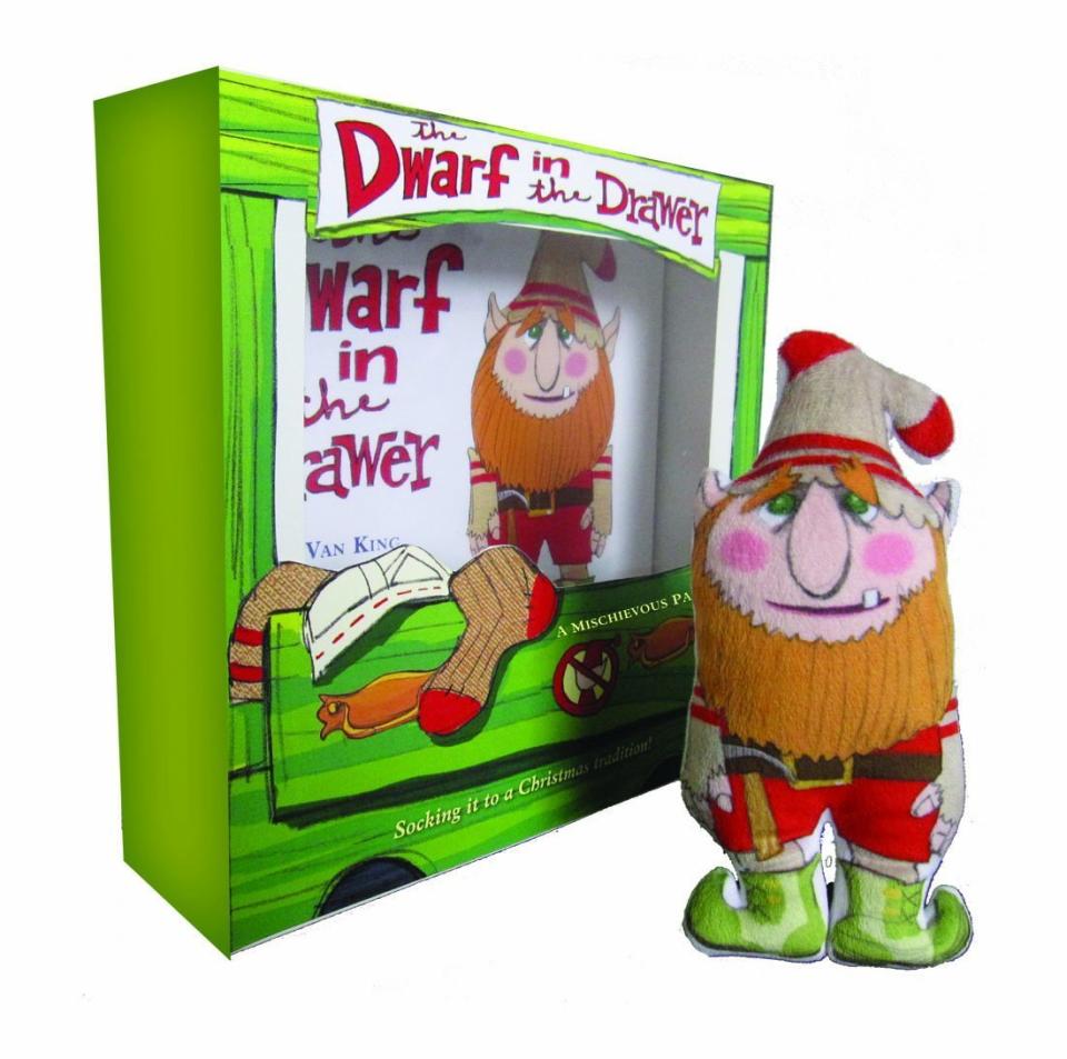 <a href="https://www.amazon.com/Dwarf-Drawer-Mischievous-Parody/dp/1250041430" target="_blank">The Dwarf in the Drawer</a> is a spoof of The Elf on the Shelf. In&nbsp;its accompanying storybook, the dwarf laments, "For most of the year, things at home were real peachy. Then in came that usurper, acting all preachy. Who died and made that elf king? That creep who made Christmas a terrible thing?&rdquo;