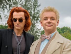 <p>David Tennant and Michael Sheen in Neil Gaiman’s ‘Good Omens’</p>Amazon Prime Studios