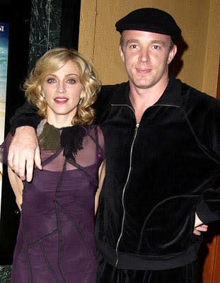 Madonna and Guy Ritchie at a Los Angeles screening of Screen Gems' Swept Away