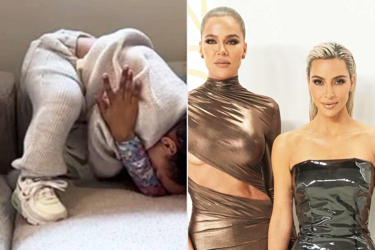 Kim Kardashian Calls Khloé a 'Hypocrite' After Catching Baby Tatum with  Shoes on the Couch - and Khloé Responds