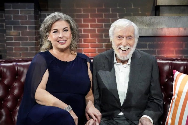 Richard Van Dyke (R) and his wife, Arlene Silver, appear in "Richard Van Dyke 98 Years of Magic," a new special honoring and celebrating the actor and performer. Photo courtesy of CBS