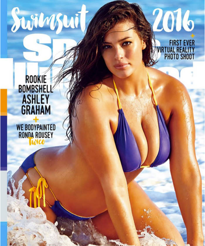 Ashley Graham Makes History As First Plus-Size Model To Front