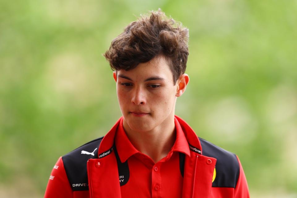 Ollie Bearman has been named as a reserve driver for Ferrari this year (Getty Images)