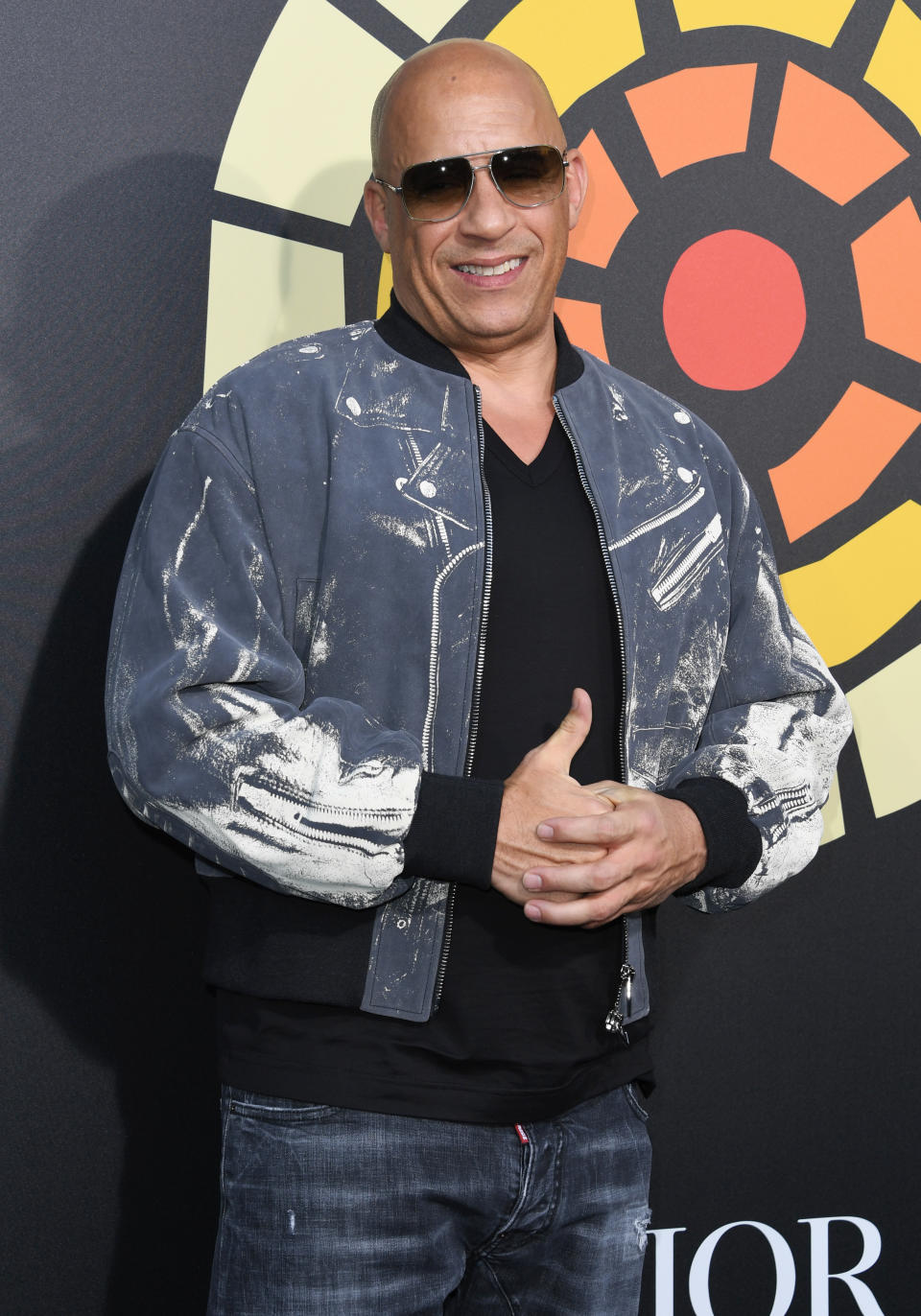 UNIVERSAL CITY, CALIFORNIA - JUNE 26:  Actor Vin Diesel arrives at CTAOP's Night Out 2021: Fast And Furious at Universal Studios Backlot on June 26, 2021 in Universal City, California. (Photo by Jon Kopaloff/Getty Images)