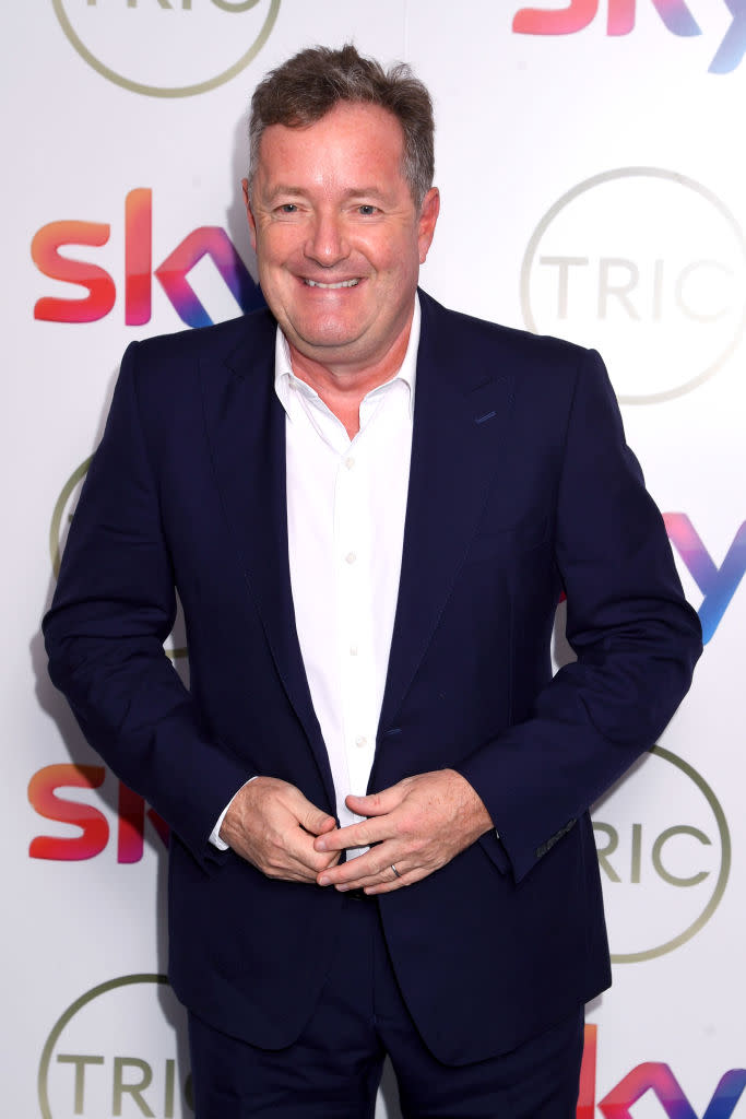 Piers Morgan was disappointed to only make seventh spot, pictured in March 2020. (Getty Images)