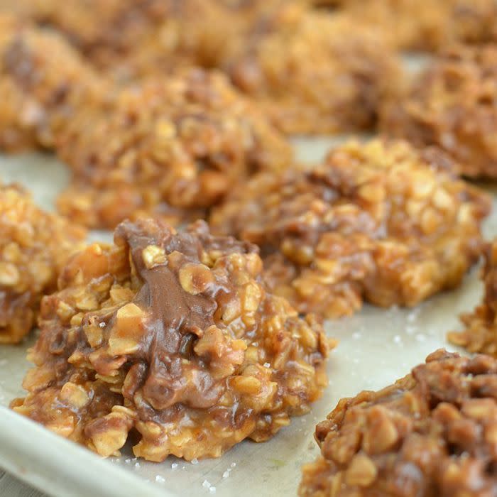 No-Bake Caramel Cookies