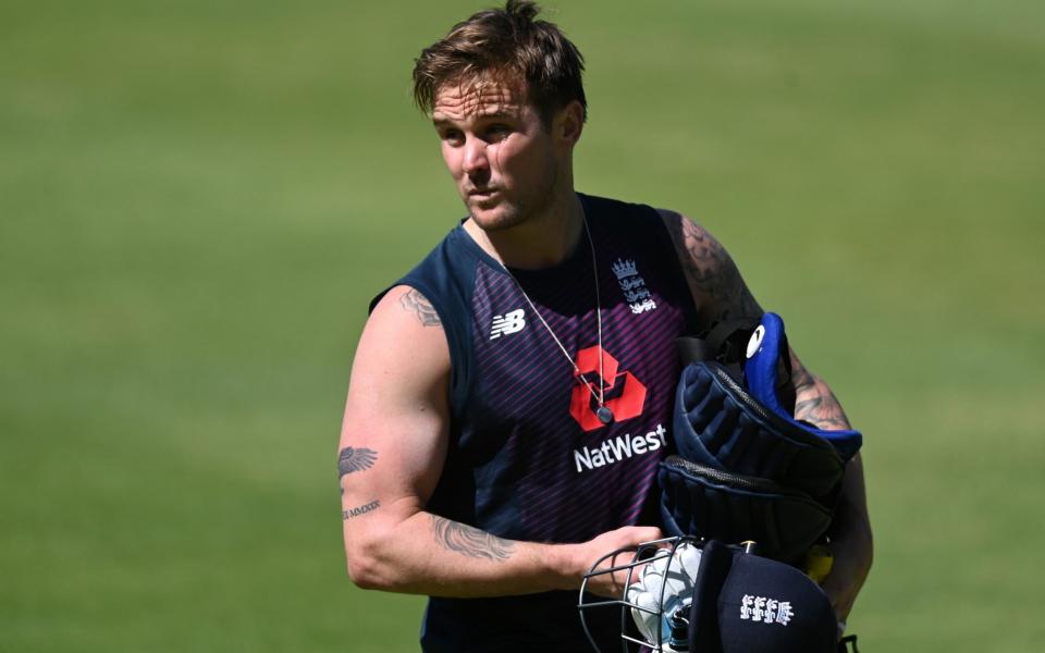 Jason Roy in the nets - GETTY IMAGES