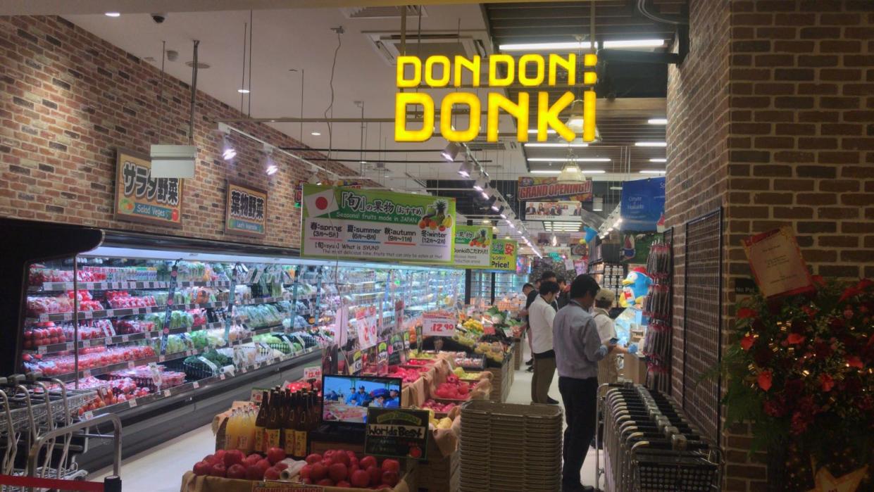 The storefront of Don Don Donki at Orchard Central. (Photo: Elizabeth Tong/Yahoo Lifestyle Singapore)