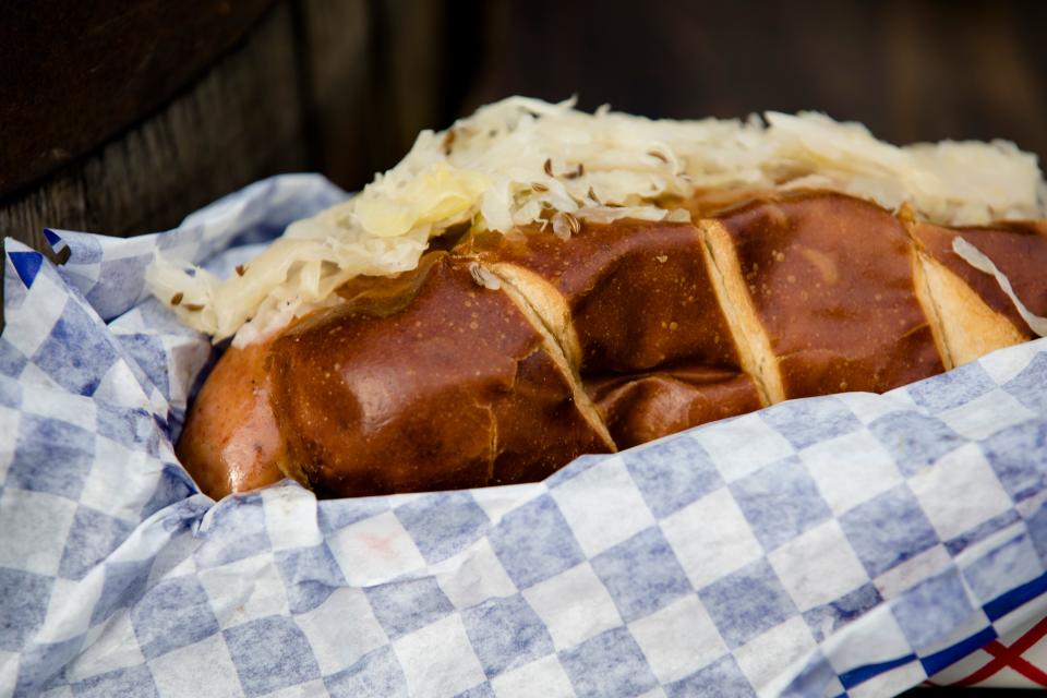 Uber Terminator from Beckhart's during Oktoberfest Zinzinnati on Friday, Sept. 21, 2018, in downtown Cincinnati.