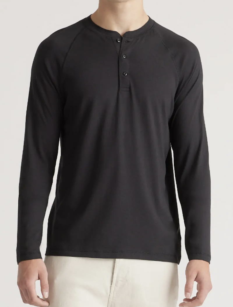 <p><a href="https://go.redirectingat.com?id=74968X1596630&url=https%3A%2F%2Fwww.quince.com%2Fmen%2Fcotton-modal-long-sleeve-henley%3Fcolor%3Dblack%26g_network%3Dx%26g_productchannel%3Donline%26g_acctid%3D978-058-8398%26g_adtype%3Dpla%26g_productid%3D44467994230954%26g_merchantid%3D128669708%26g_campaignid%3D20010205909%26g_ifproduct%3Dproduct%26gclid%3DCj0KCQjwhL6pBhDjARIsAGx8D59y6ie5QxvapLb2bKV4JF1ykvhLCc8HV7exKcP6nc1LKrZrpwFYlaUaAq6REALw_wcB&sref=https%3A%2F%2Fwww.esquire.com%2Fstyle%2Fmens-fashion%2Fg12781326%2Fbest-henley-shirts-men%2F" rel="nofollow noopener" target="_blank" data-ylk="slk:Shop Now;elm:context_link;itc:0;sec:content-canvas" class="link ">Shop Now</a></p><p>Cotton Modal Long Sleeve Henley Tee</p><p>quince.com</p><p>$29.90</p>