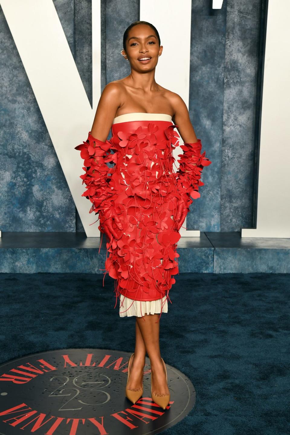 BEVERLY HILLS, CALIFORNIA - MARCH 12: Yara Shahidi attends the 2023 Vanity Fair Oscar Party Hosted By Radhika Jones at Wallis Annenberg Center for the Performing Arts on March 12, 2023 in Beverly Hills, California. (Photo by Jon Kopaloff/Getty Images for Vanity Fair)