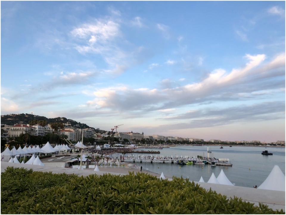 Cannes view from the Palais des Festivals