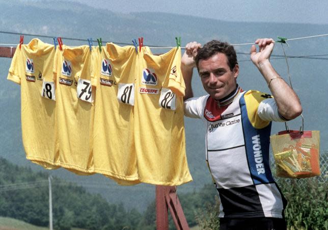 Frenchman Bernard Hinault was a five-time winner of the Tour de France.