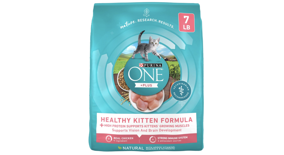 Purina ONE Alimento seco natural para gatitos con alto contenido en proteínas