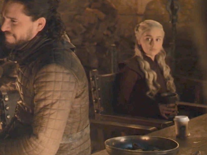 Game of Thrones coffee cup scene (HBO)