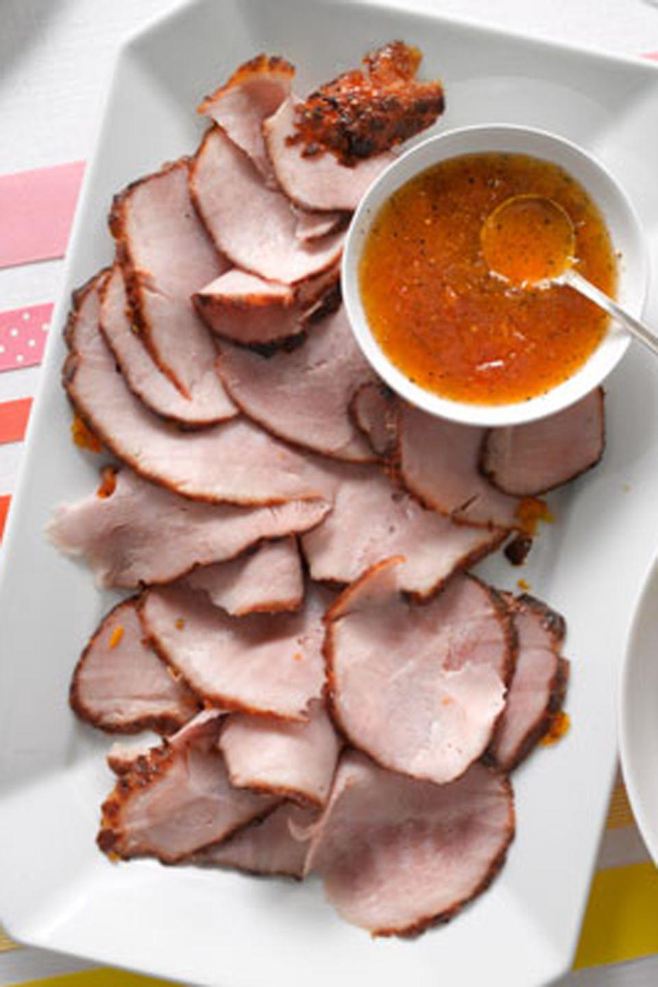 Apricot and Spice Glazed Ham