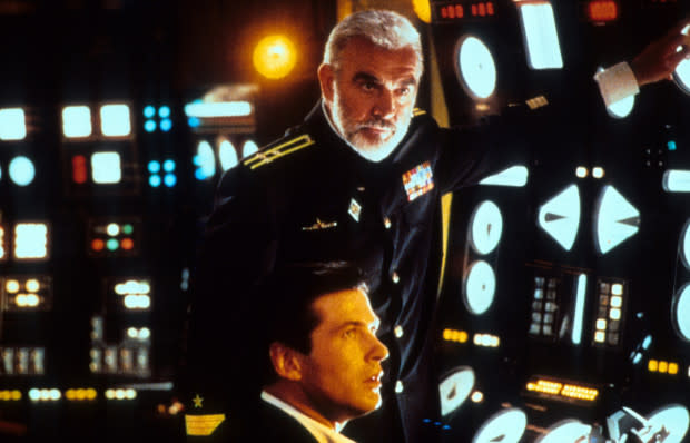 <p>Getty Images</p><p>When Soviet submarine captain Marko Ramius (Sean Connery) decides he wants to defect to the United States, the Cold War is put on a track that could turn very hot. The submarine is ballistic missile-capable and the U.S. Navy isn’t sure of the captain’s true motives, so they enlist CIA analyst Jack Ryan (Alec Baldwin) to prove his intentions before going to all-out war. This is the first-ever feature film with Tom Clancy’s iconic character, who would later be played by a number of different actors, including Harrison Ford, Ben Affleck, Chris Pine, and John Krasinski. <em>Die Hard </em>director John McTiernan uses the tight spaces of submarines and Navy destroyers to make an action thriller for the ages.</p>