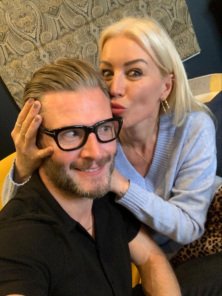 Denise Van Outen and Eddie Boxshall have tried out various therapies during their podcast series, Before We Say I Do